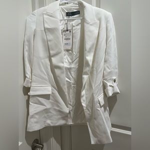 XS small white Zara blazer